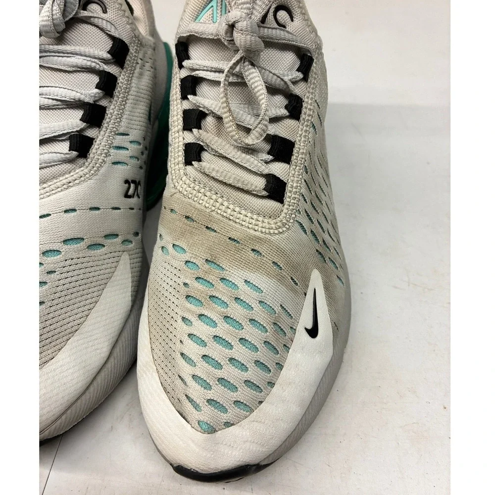 Nike Air Max 270 Kids 4Y White Teal Grey Sneakers Running Shoes Casual Lot of 2